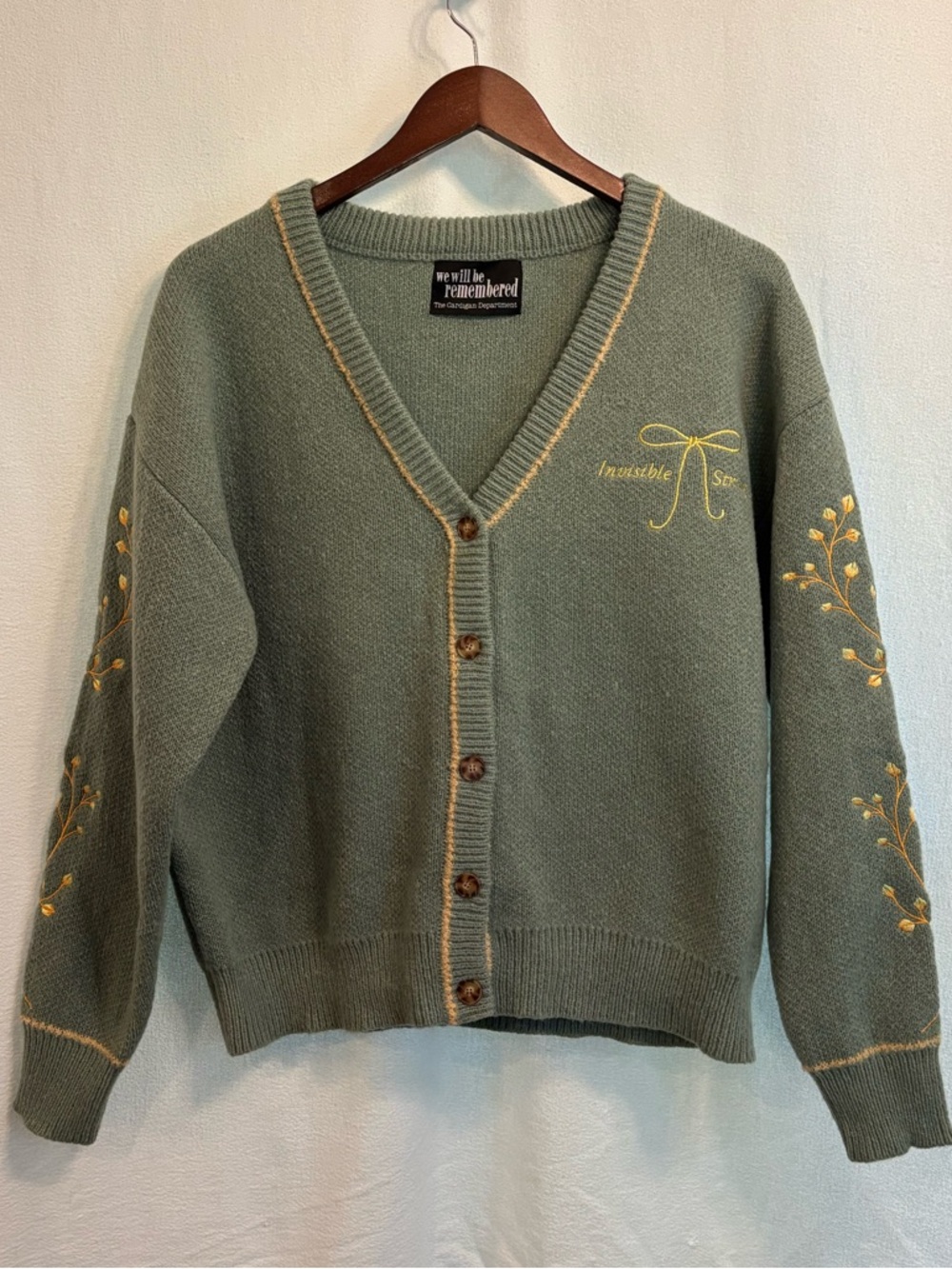 Cardigan Department We Will Be Remembered Invisible String Taylor Swift size Lg